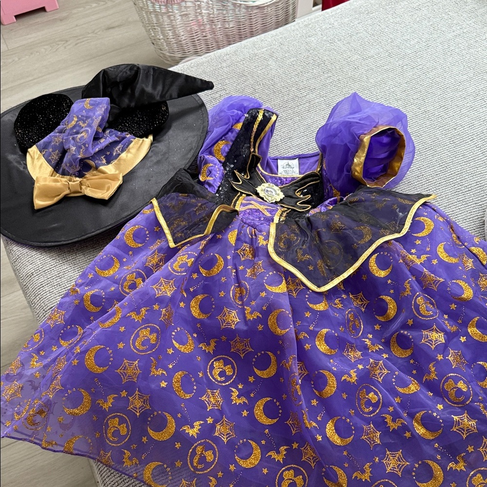 Disney Purple and Gold Celestial Witch Costume